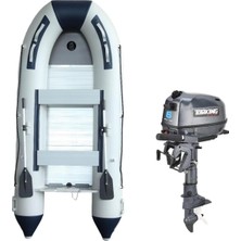 UltraMint Dayanıklı Motor ve Şişme Bot Seti, Macera ve Eğlence Için Ideal