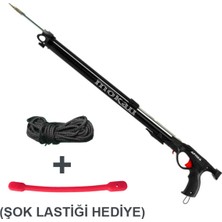 UltraMint Mokan Kapalı Kafa Zıpkın 90 cm + Şok Lastiği ve Balık Çağırıcı Hediyeli