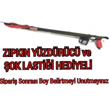 UltraMint Diverman Diablo Çift Lastikli Makaralı Zıpkın, Şok Lastiği Hediyeli