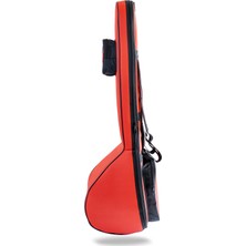 Pandura Müzik Profesyonel Kısa Bağlama Kılıfı Kırmızı EVA Su Geçirmez Kumaş ile Koruma