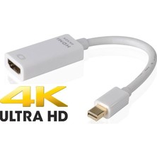 Alfais 4688 Mini Display Port To HDMI Çevirici 4K Destekli Bağlantı Tipi HDMI Uyumlu