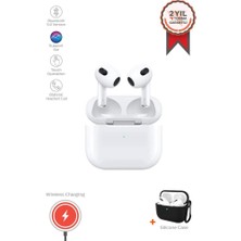 3.nesil Ios ve Androıd Uyumlu Silikonsuz Kılıf Hediyeli Bluetooth Kulaklık Trm-Air3
