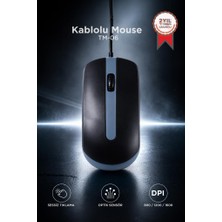 Torima Mouse Optik Kablolu Fare TM06 Gri
