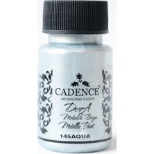 Cadence Dora 145 Aqua Metalik Boya 50 ml Ahşap ve Tuval Üzerinde Kullanıma Uygun