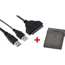 Alfais 4853 USB 3.0 Sata Dönüştürücü Kablo 40 cm HDD Hardisk Kutusu ile Tüm Sistemlerle Uyumlu