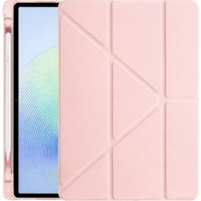 ENCO Mey Ithalat®   Redmi Pad 2 Kalemlikli Mars Tablet Kılıfı - Rose Gold