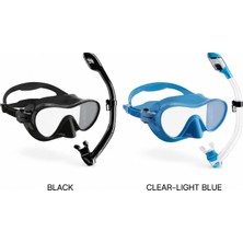 Cressi F1 Black + Dry Maske Şnorkel Seti