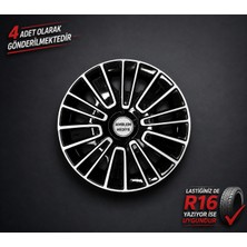 Renault 16INÇ Kırılmaz Jant Kapağı 4 Adet 6156RENAULT