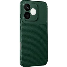 İlkyaz Fashion Huawei Honor 600 Lite Auto Focus Karbon Kapak - Koyu Yeşil