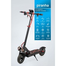 Piranha 5020K 500W Elektrikli Scooter | 48V 10.4AH | 40 Km Menzil | Katlanabilir | LED Aydınlatma