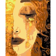 Womb Hobby Gustav Klimt Ağlayan Kadın Sayılarla Boyama Seti 40 x 50 cm Tuvale Gerili Standart Özellik