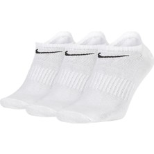 Nike U Nk Everyday Ltwt Ns 3pr  Beyaz Çorap - SX7678-100