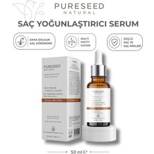 Pureseed Natural Saç Yoğunlaştırıcı Multi Peptit Kafein Kompleks Serum - 50ML