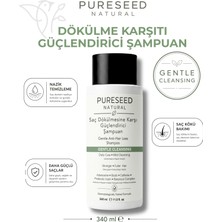 Pureseed Natural Saç Dökülmesine Karşı Güçlendirici Şampuan - Nazik Bakım - 340 ml