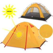 Naturehike P Serisi 2 Kişilik Beyaz Kamp Çadırı 3 Mevsimlik Özelliklerle Su Geçirmez Malzeme