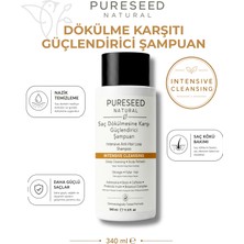 Pureseed Natural Saç Dökülmesine Karşı Güçlendirici Şampuan - Derinlemesine Bakım - 340 ml