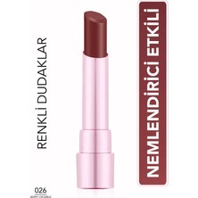 Flormar Sheer Up Yarı Transparan & Parlak Bitişli Mürdüm Renkli Nemlendirici Ruj Stick