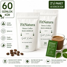 Fitnatura Gold Kahve İnülin ve Bromelain 300 gr Türkiye Menşeli Dengeli Lezzetli Kahve