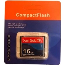 Sandisk 16GB Compact Flash Hafıza Kartı CF Kart 4K Video Desteği ve Yüksek Okuma/Yazma Hızı 85440100077