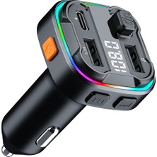Phixi FM25 Araç Fm Transmitter – Bluetooth 5.3 + Pd & Usb-A Hızlı Şarj