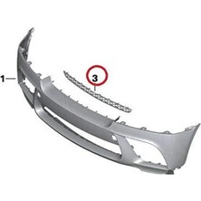 Orjinal Ön Tampon Izgara Üst E71/E72 51112159276