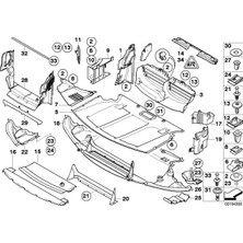 Orjinal Ön Panel Yan Bakalit Sağ E60 51717131756