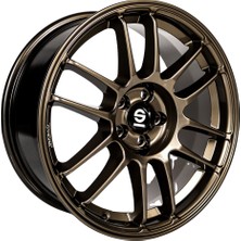 R1 Wheels 4*100*17*7.5 ET35 CH67.1 Mat Bronz Sparco Tarmac Jant Modeli (4AD)