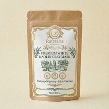 Refreshe Premium White Kaolin Clay Mask | Beyaz Kil Maskesi | Beyazlatıcı,gözenek Sıkılaştırıcı, Aydınlatıcı, Sebum Temizleyici,scar Önleyici,pürüzsüz Görünüm