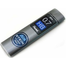 Pentel Ain Stein Min 0.7 mm Hb Kalem Uçları 40'lı Tüp Renk Seçenekleri ile Kullanıma Hazır
