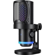 Boya Castmic G40 Rgb Aydınlatmalı Gürültü Engellemeli USB Mikrofon ve Masa Standı