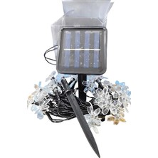 Forestia 50 Ledli Solar Güneş Enerjili Rgb Rengarenk 8 Modlu LED Işık Çiçek Şöleni - Bağ Bahçe Balkon Kamp Işığı