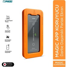 Phixi iPhone 17 Pro Max Magicapp Aparatlı Ekran Koruyucu Cam – Maksimum Şeffaflık ve Üstün Koruma