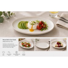 Moove Retro 31 cm Oval Tabak