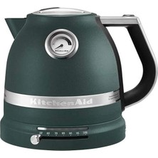 Kitchenaid Pebbled Palm-EPP Artisan 1,5 lt Su Isıtıcısı Yeşil Renkli 5KEK1522 Otomatik Kapanma ve Açık Rezistans