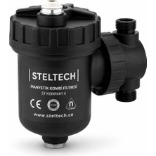 Steltech ST Kompakt Ⅱ 1" Manyetik Kombi Filtresi