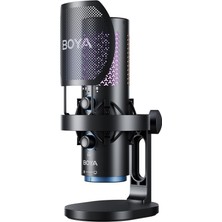 Boya K5 - Boya K5 Kablosuz Bağlantılı Rgb Aydınlatmalı USB Condenser Mikrofon