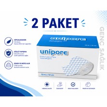 Unipore Elastik Flaster 10×10 cm 2 Paket