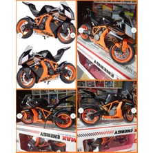 Oyuncak Sahili Yamaha Yzf R25 Ktm Tarz Model Motorsiklet Motor Metal Plst Amortisör Motosiklet Ayaklık Açılr Syh