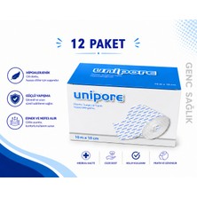 Unipore Elastik Flaster 10×10 cm 12 Paket