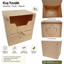 Çotanaklar Kafes Finch Yuvalik Plastik 9,5X14X10 Kahverengi
