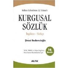 Alfa Yayınları Kurgusal Sözlük İngilizce Türkçe 593 Sayfa Eğlenceli Dil Öğrenme Aracı