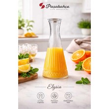 Paşabahçe Elysia Cam Kapaklı Karaf Sürahi 940 cc