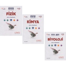 Akm Kitap Limit Yayınları Tyt Fizik Kimya ve Biyoloji Soru Bankası Seti 3 Kitap