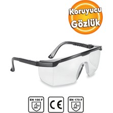 UltraMint Düzenli Ayarlı Şeffaf Güvenlik Gözlüğü, Laboratuvar Koruyucu