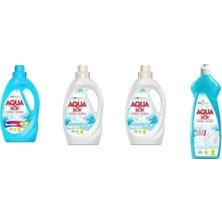 Aquabor Doğal Mineralli Sıvı Renkliler + Sıvı Beyaz  + Sıvı Beyaz + Elde Bulaşık 4 Lü Set