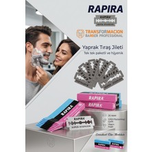 Rapira 20 Adet Paslanmaz Çelik Yaprak Jilet - Klasik Tıraş İçin Pürüzsüz ve Yakın Sonuç 717959