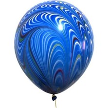 Ett Tavus Kuşu Mavi Lateks Balon