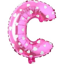 Ett C- Harf 16 Inc Pembe Renk Balon 36 cm