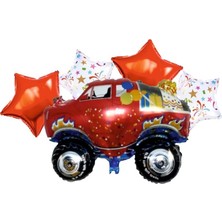 Ett Rally Jeep 5 Li Set Folyo Balon