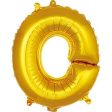 Ett O- Harf 16 Inc Gold Renk Balon 36 cm
